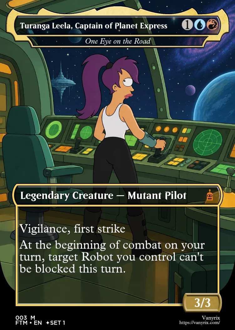Turanga Leela, Captain of Planet Express
