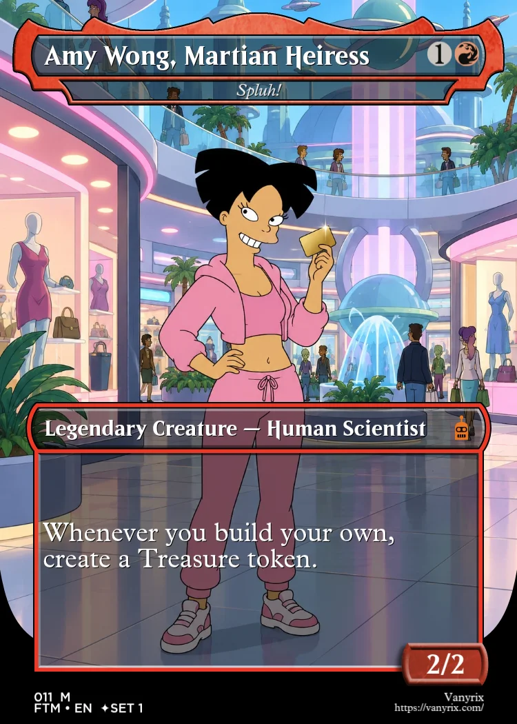 Amy Wong, Martian Heiress
