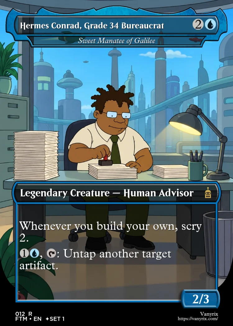 Hermes Conrad, Grade 34 Bureaucrat