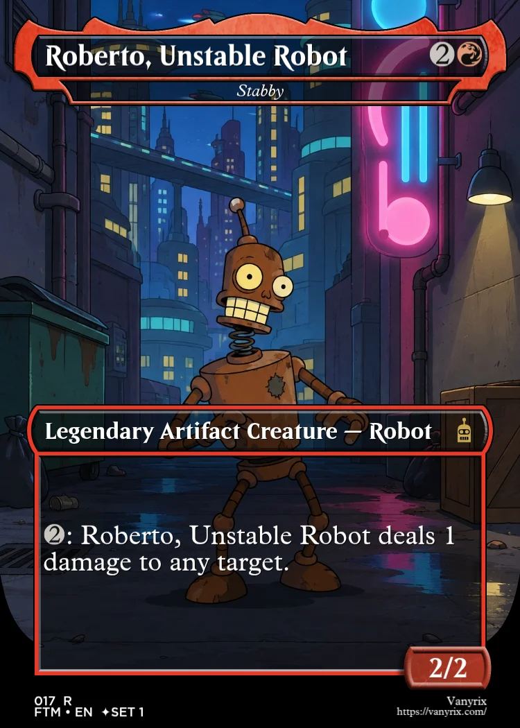Roberto, Unstable Robot