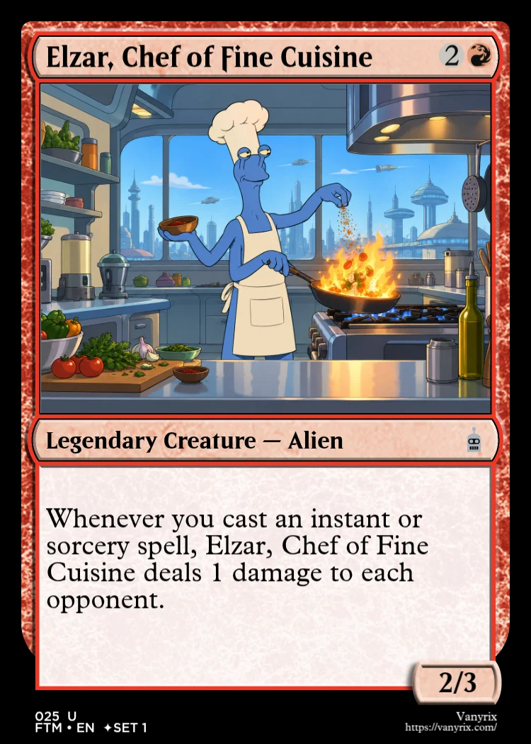 Elzar, Chef of Fine Cuisine