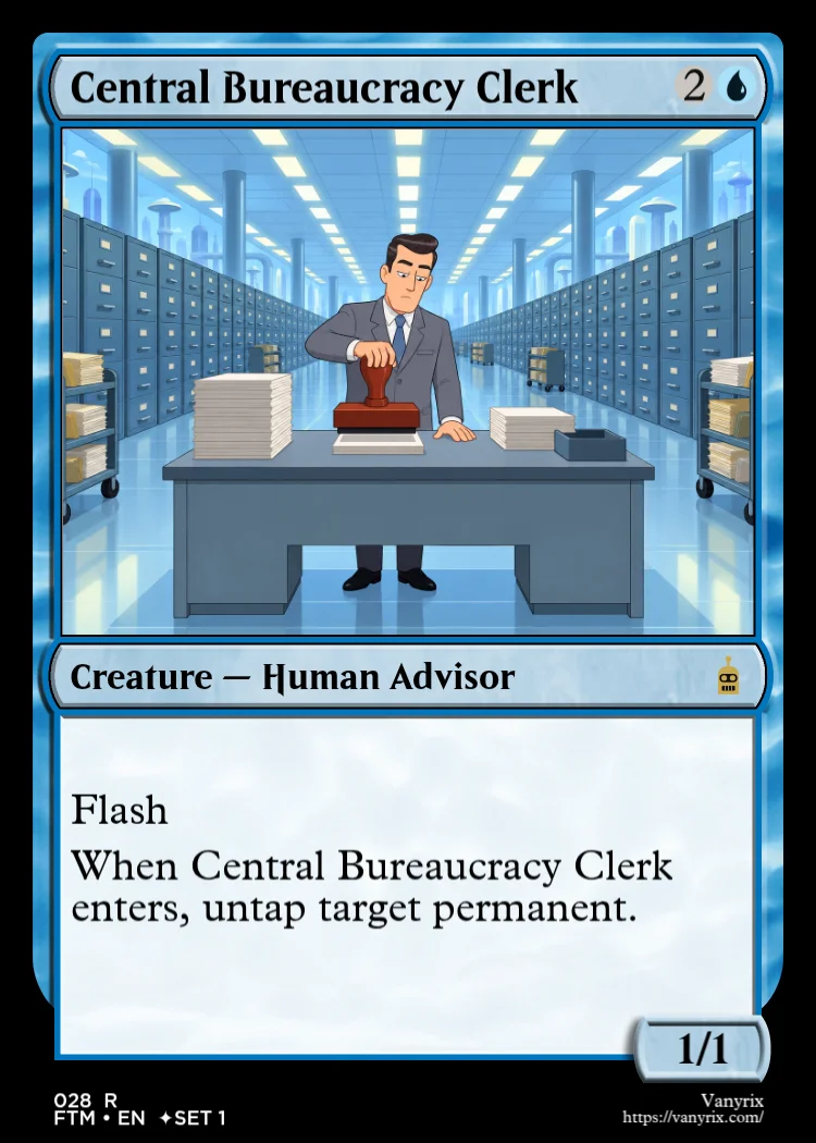 Central Bureaucracy Clerk
