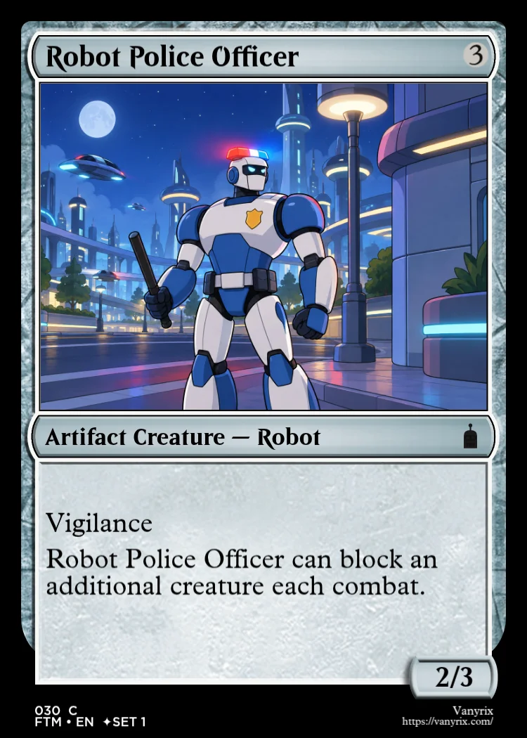 Robot Police Officer