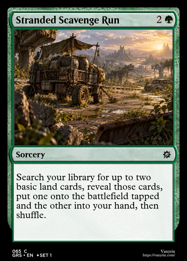 Stranded Scavenge Run