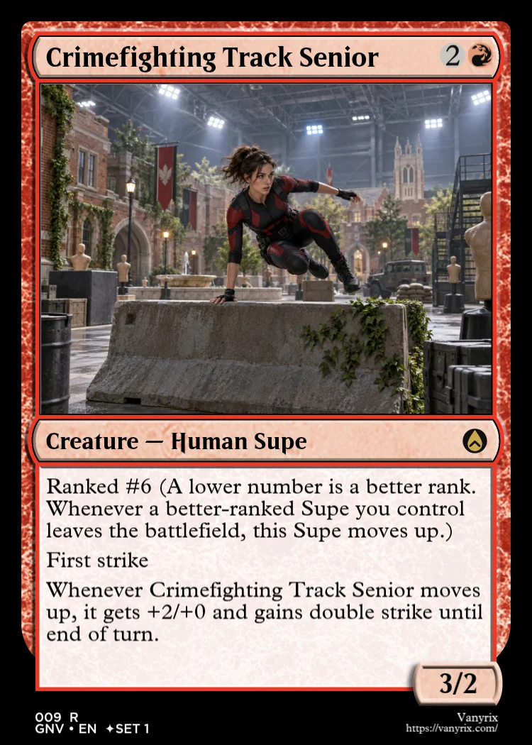 Crimefighting Track Senior
