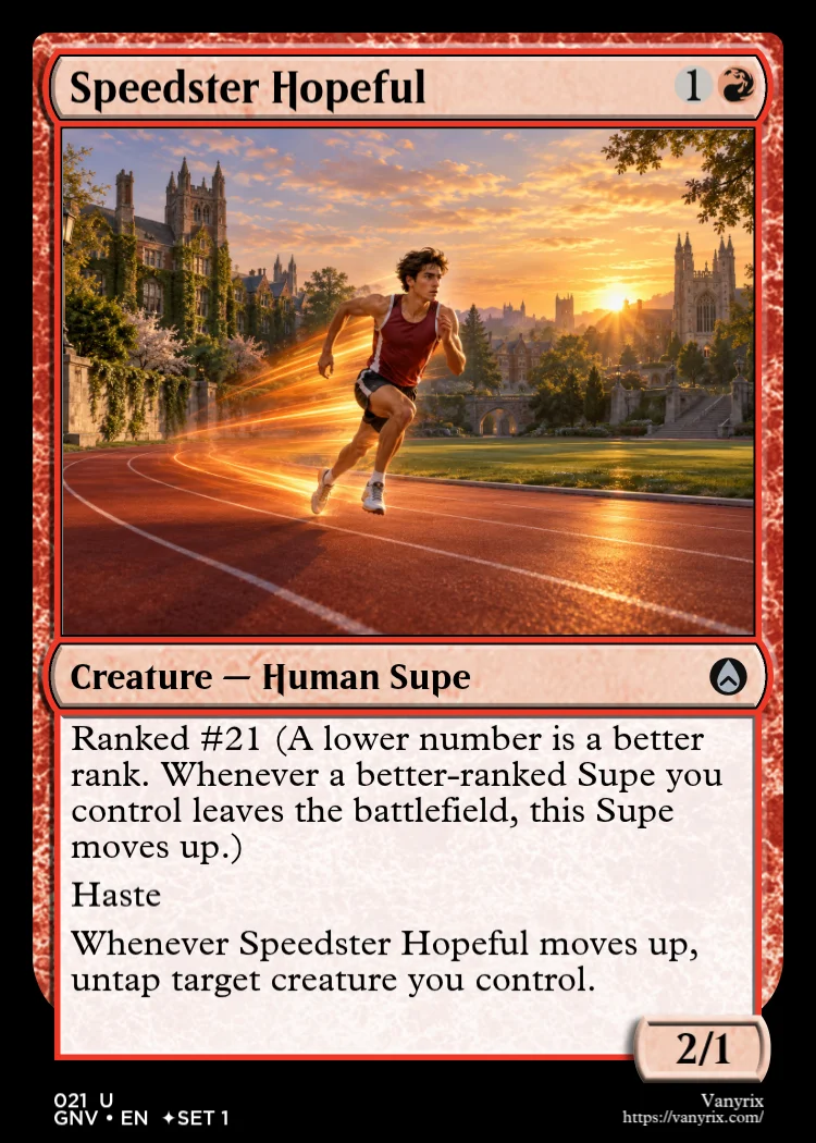 Speedster Hopeful