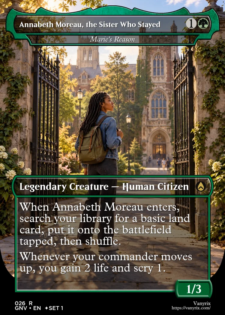 Annabeth Moreau, the Sister Who Stayed