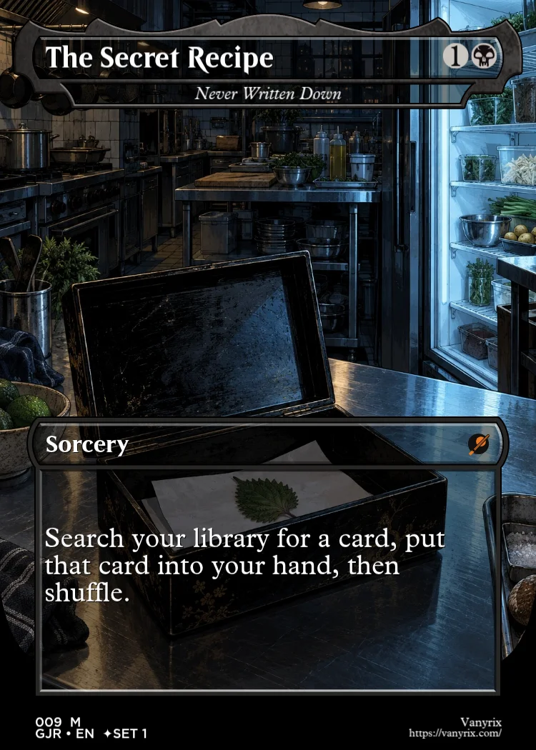 The Secret Recipe