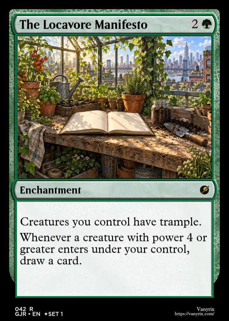 The Locavore Manifesto