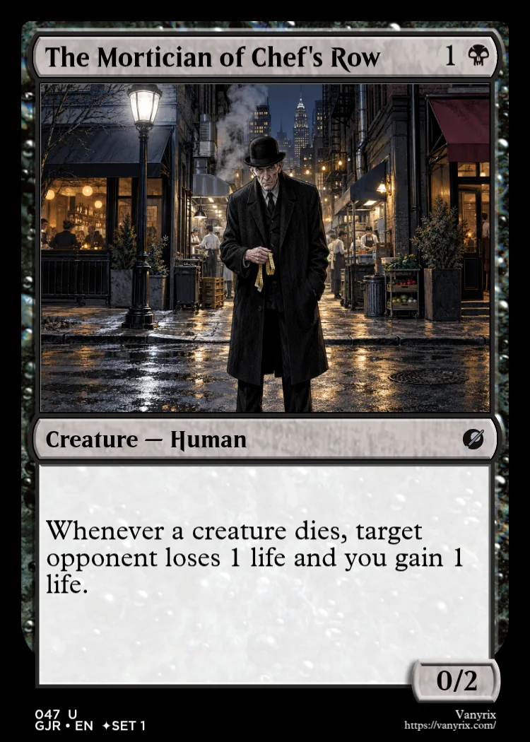 The Mortician of Chef's Row