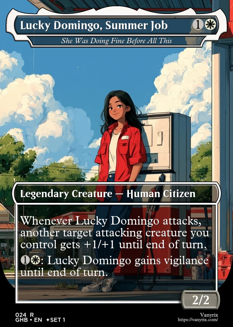 Lucky Domingo, Summer Job