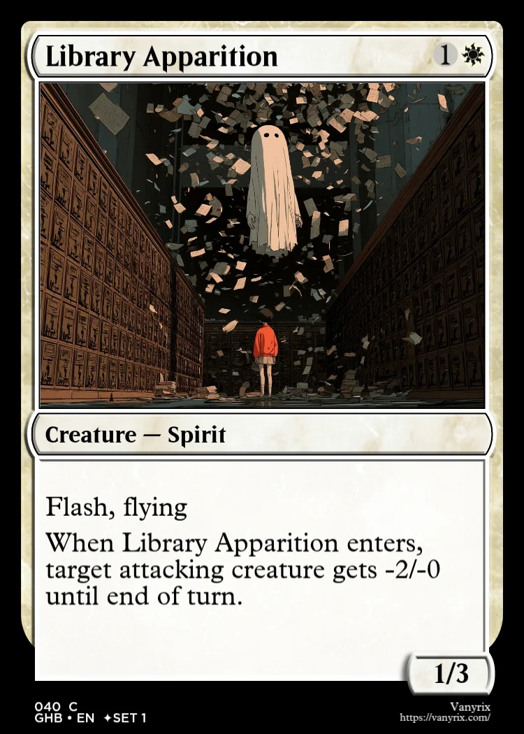Library Apparition