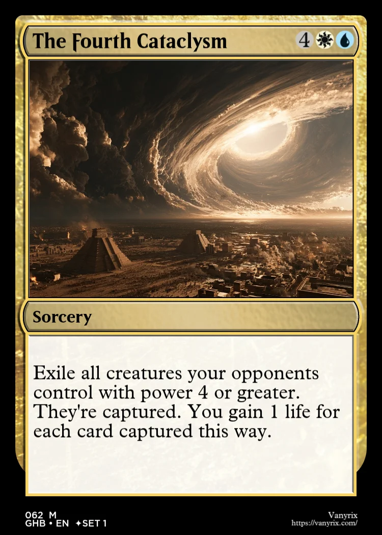 The Fourth Cataclysm