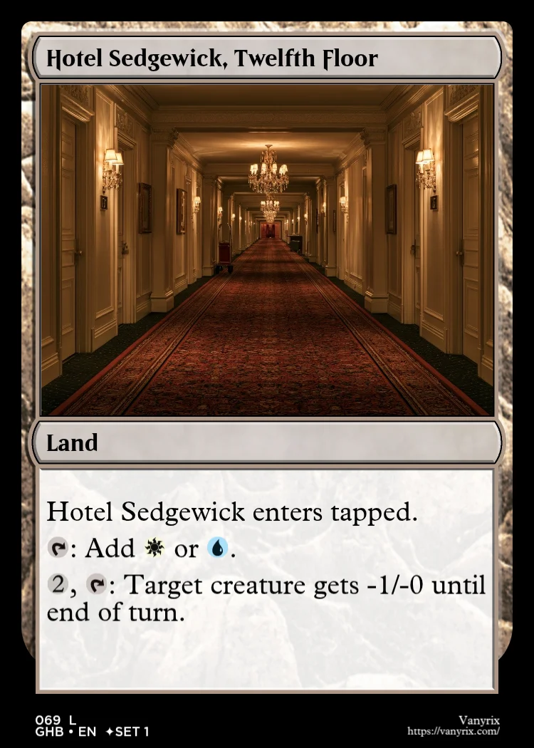 Hotel Sedgewick, Twelfth Floor