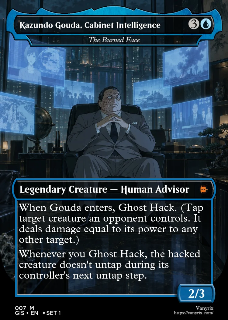 Kazundo Gouda, Cabinet Intelligence