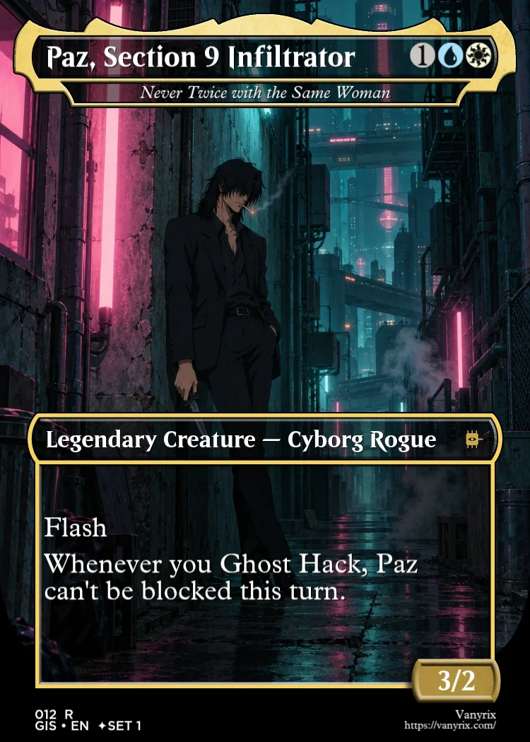 Paz, Section 9 Infiltrator