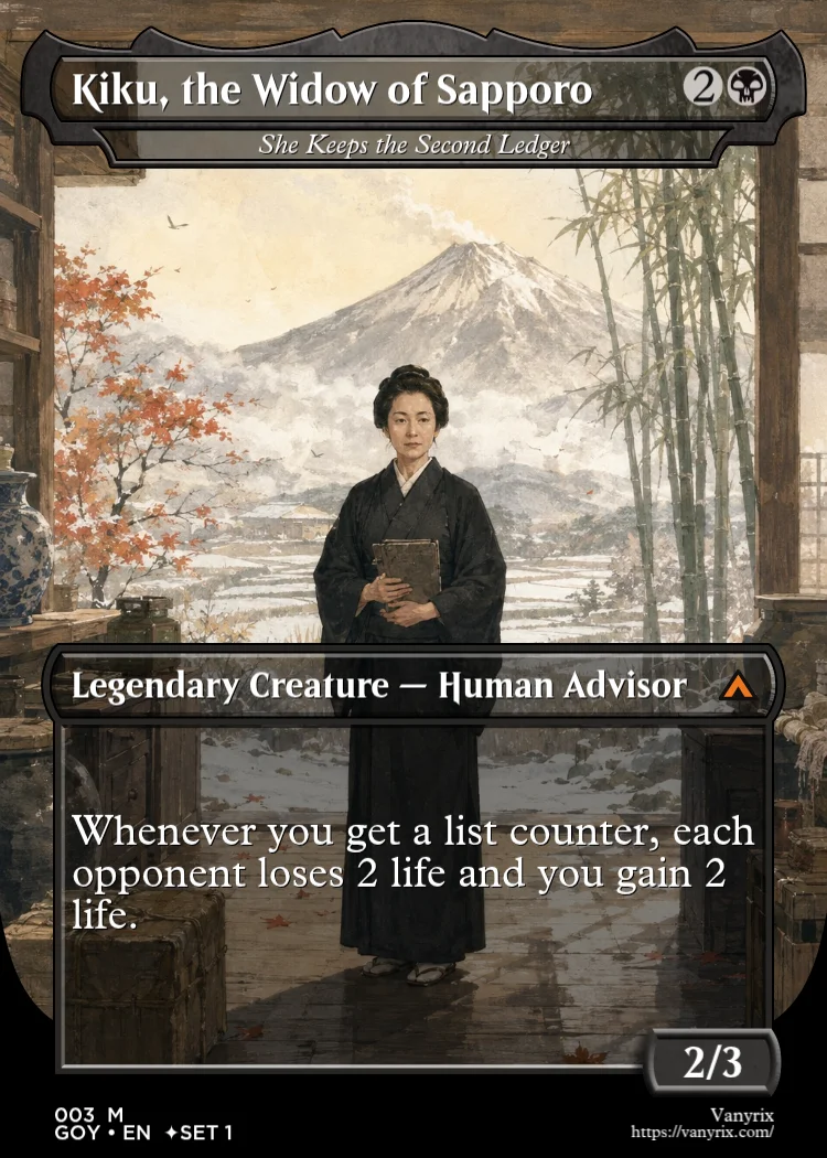 Kiku, the Widow of Sapporo