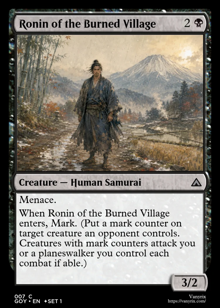 Ronin of the Burned Village