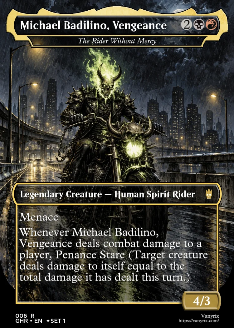 Michael Badilino, Vengeance
