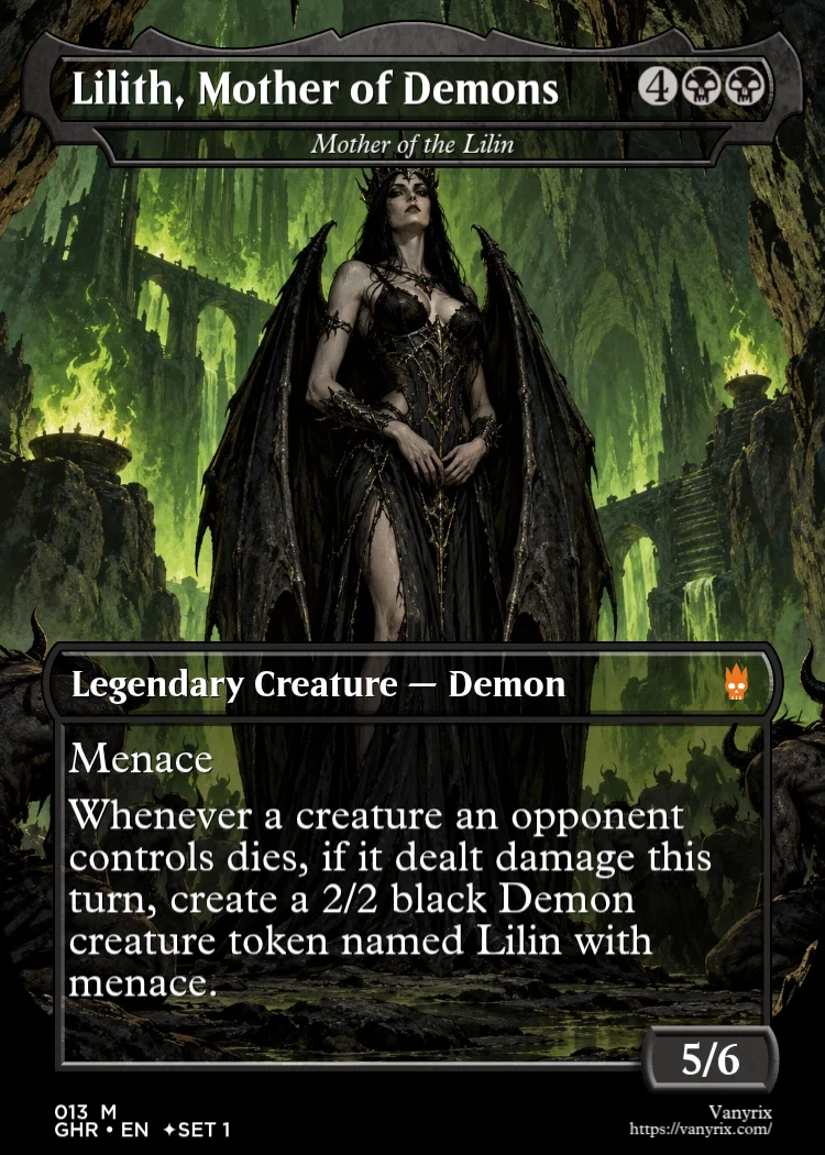 Lilith, Mother of Demons