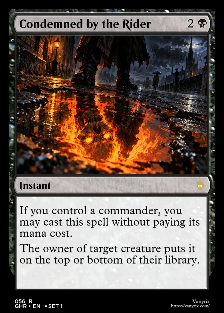 Condemned by the Rider