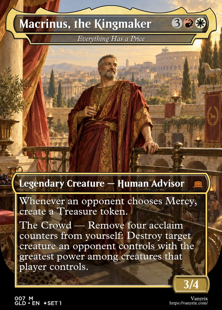 Macrinus, the Kingmaker