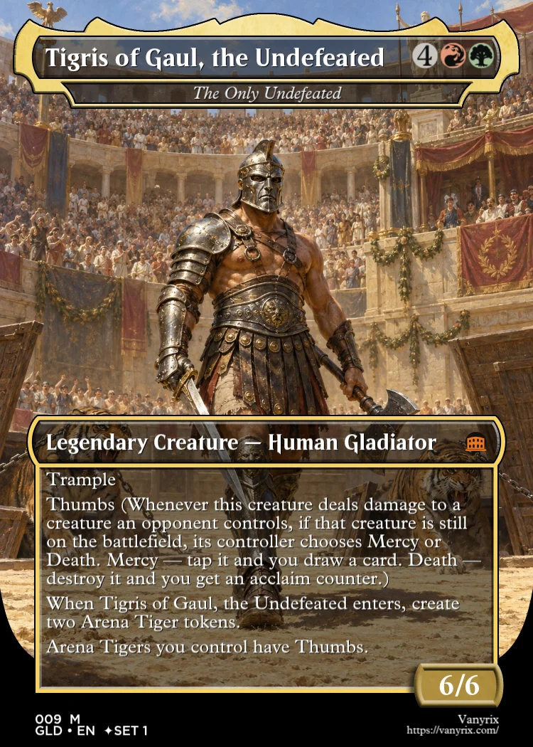 Tigris of Gaul, the Undefeated