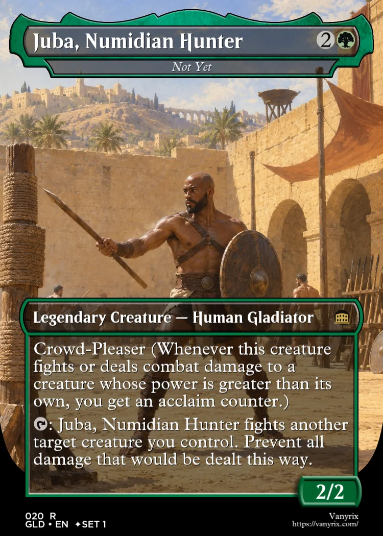 Juba, Numidian Hunter