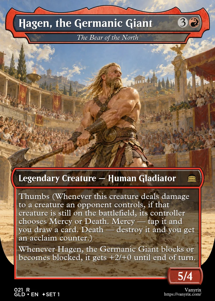Hagen, the Germanic Giant