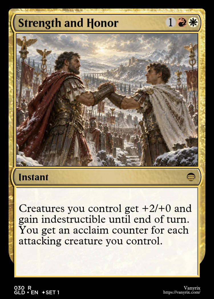 Strength and Honor