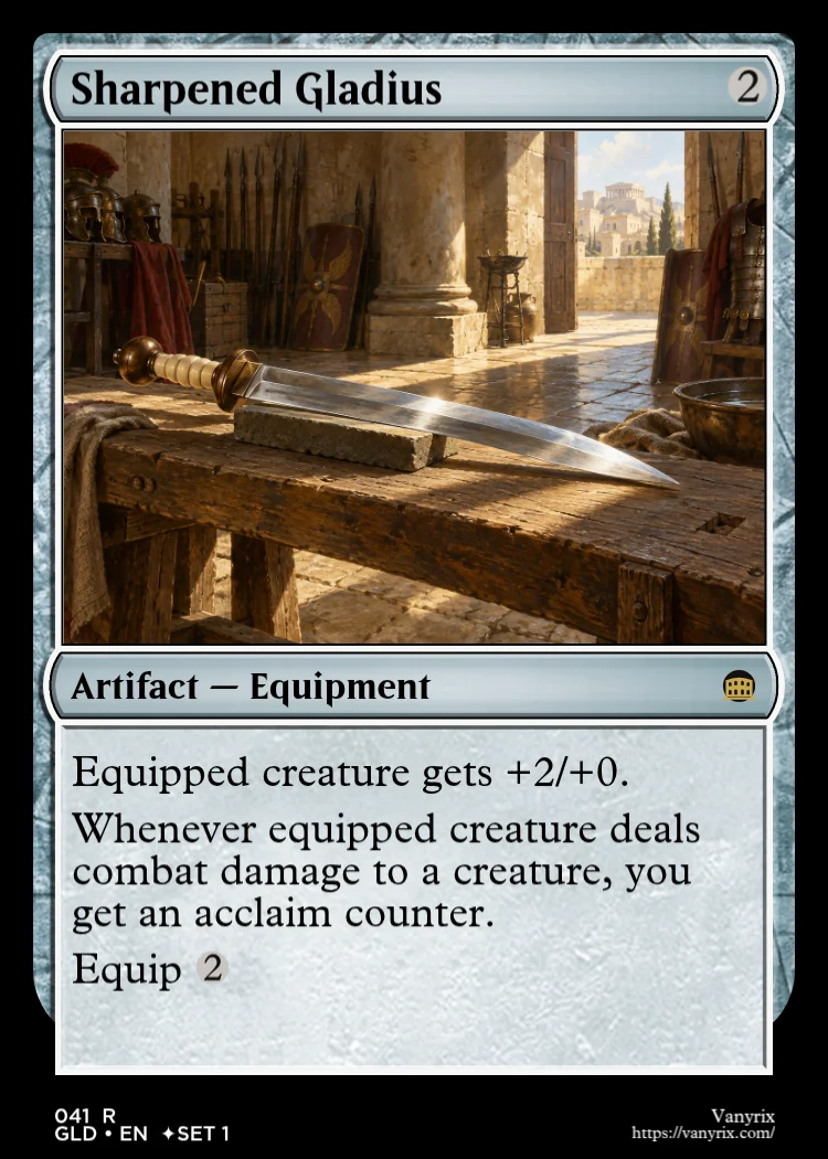 Sharpened Gladius