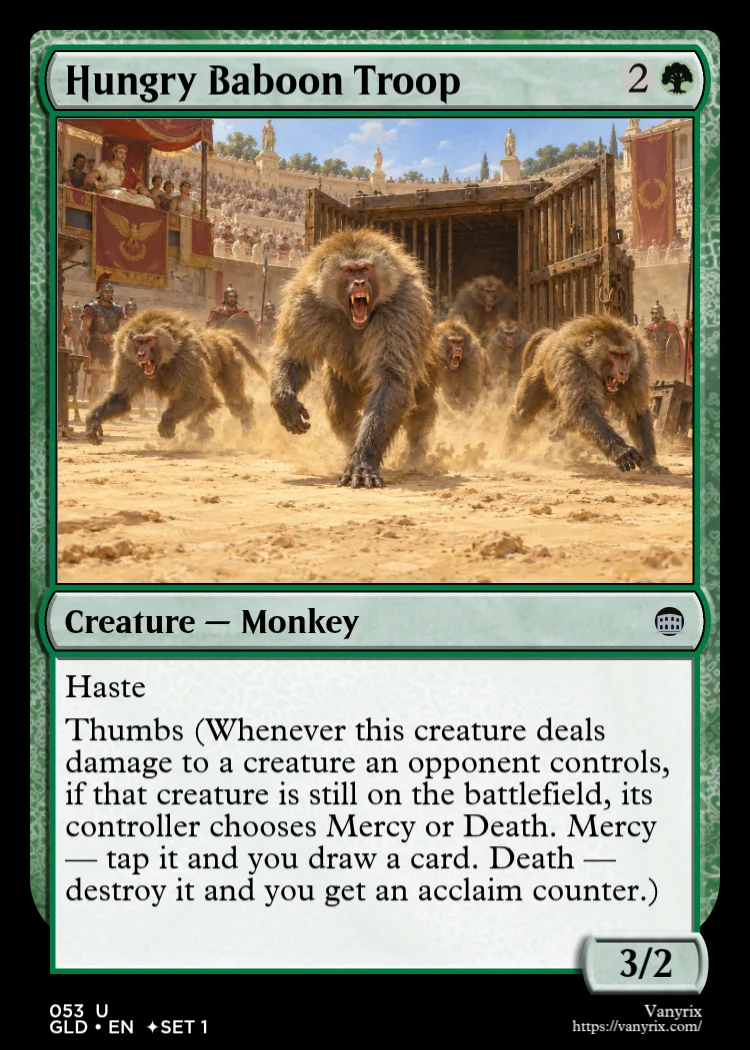 Hungry Baboon Troop