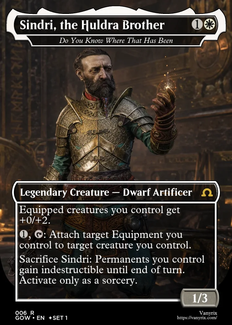 Sindri, the Huldra Brother
