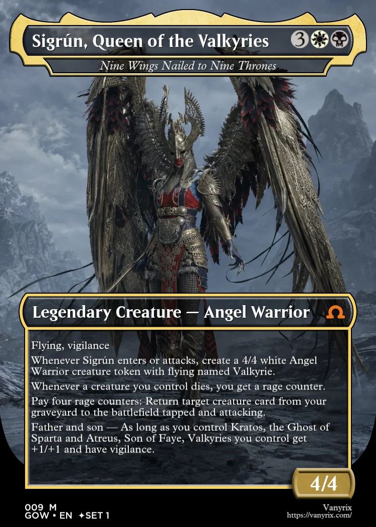 Sigrún, Queen of the Valkyries