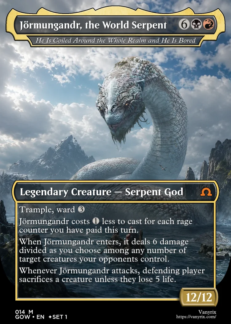 Jörmungandr, the World Serpent