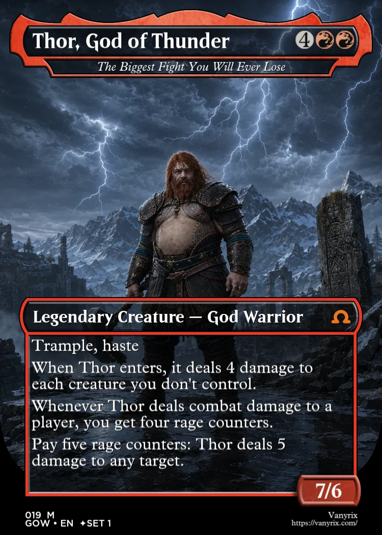 Thor, God of Thunder