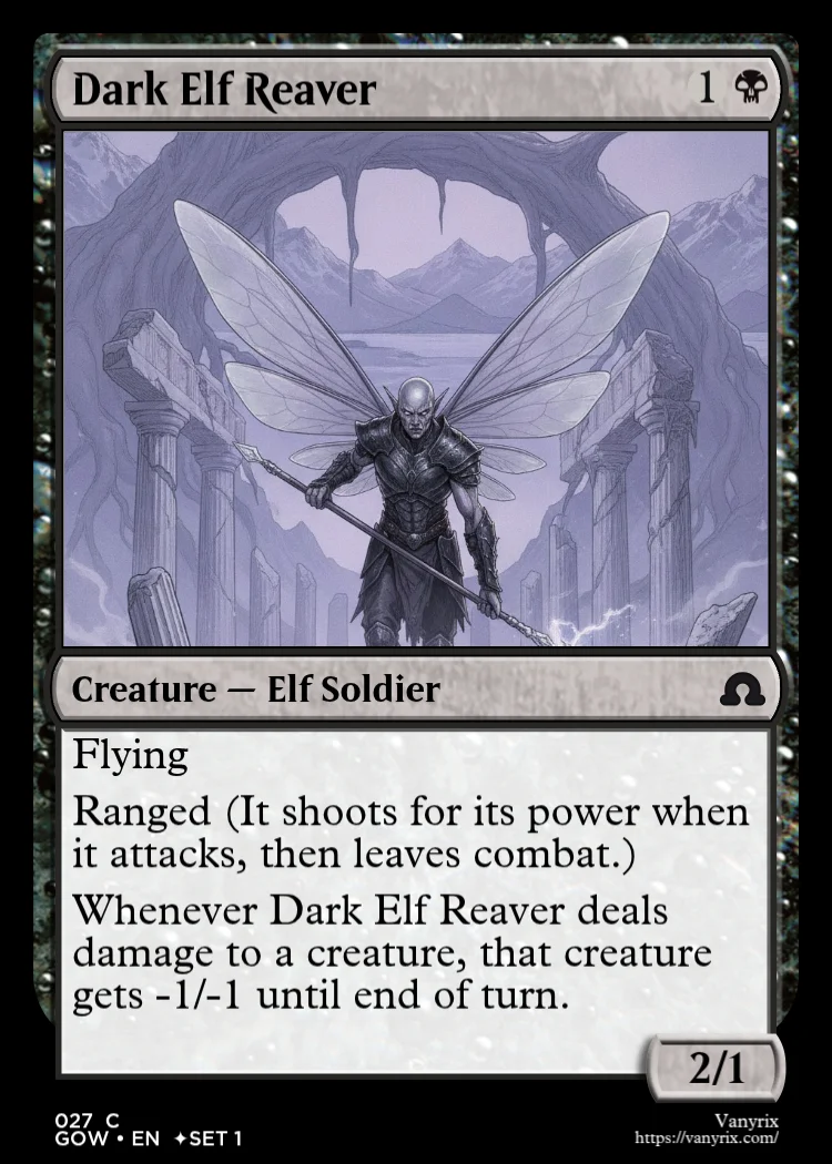 Dark Elf Reaver