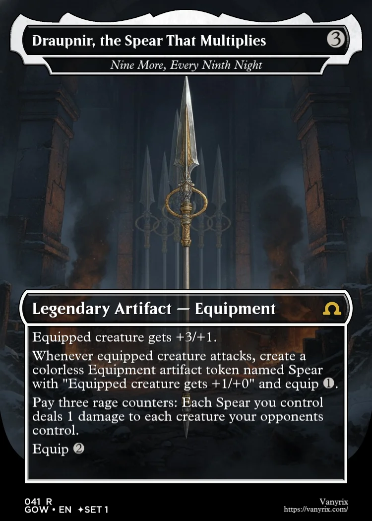 Draupnir, the Spear That Multiplies