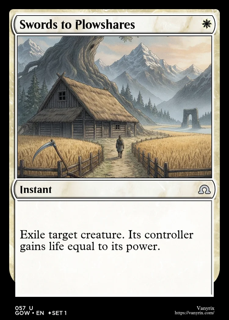 Swords to Plowshares