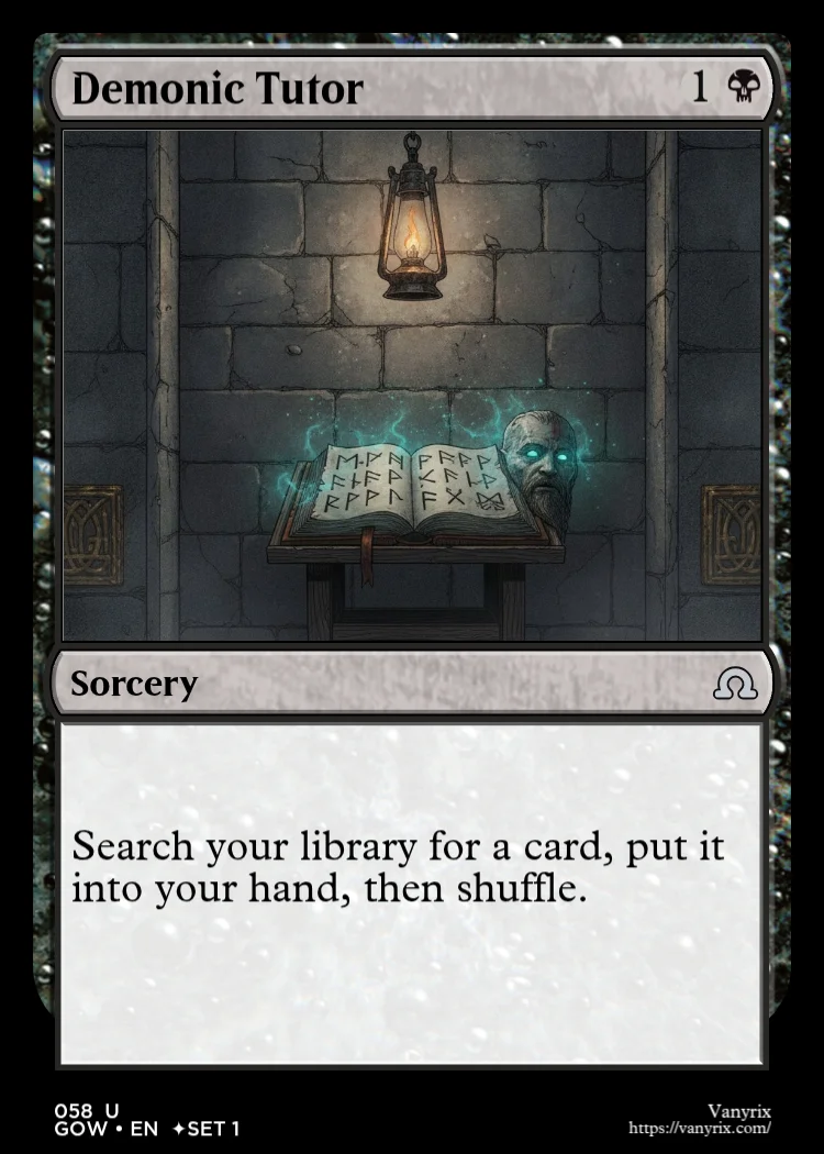 Demonic Tutor