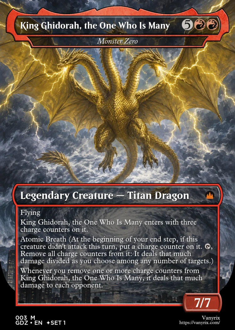 King Ghidorah, the One Who Is Many