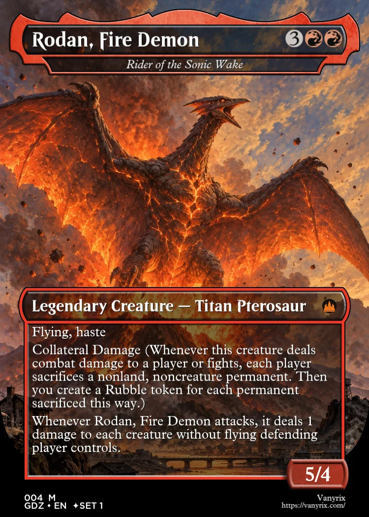 Rodan, Fire Demon