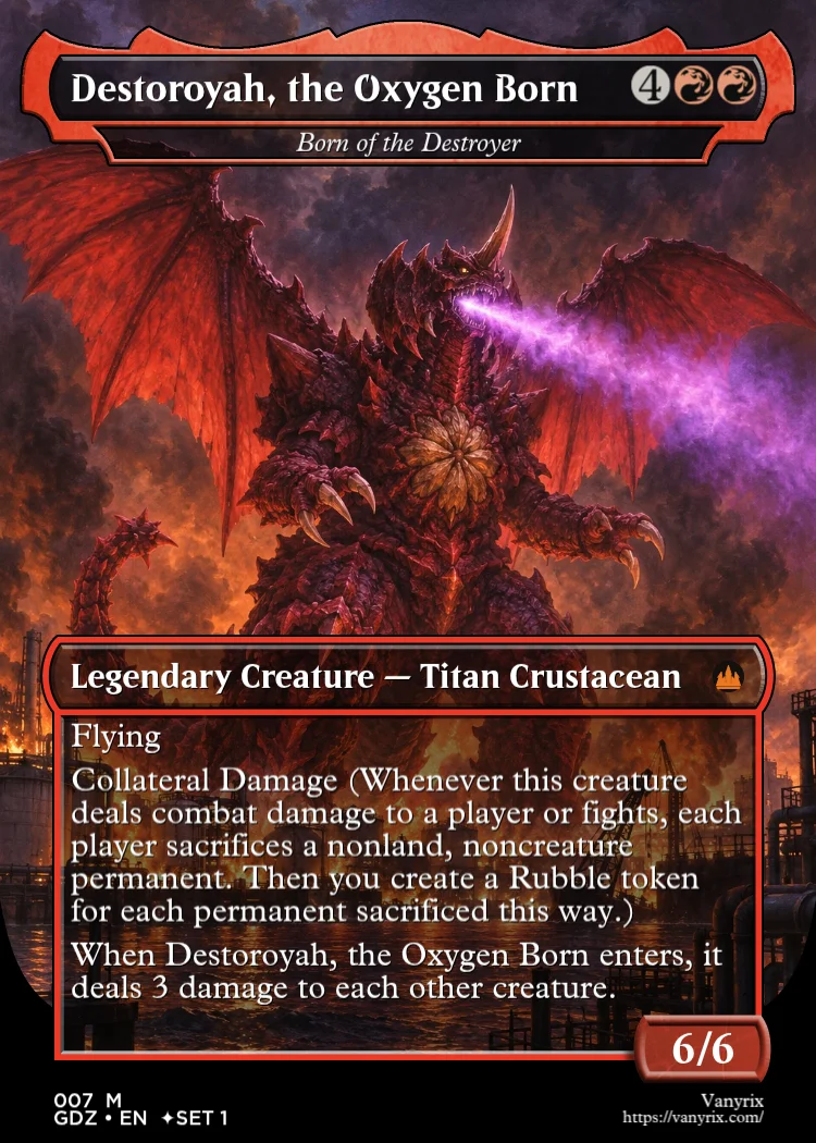 Destoroyah, the Oxygen Born