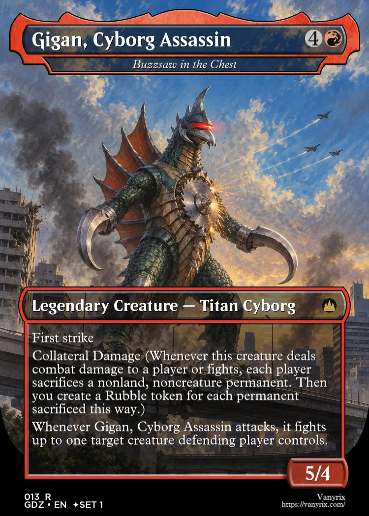 Gigan, Cyborg Assassin