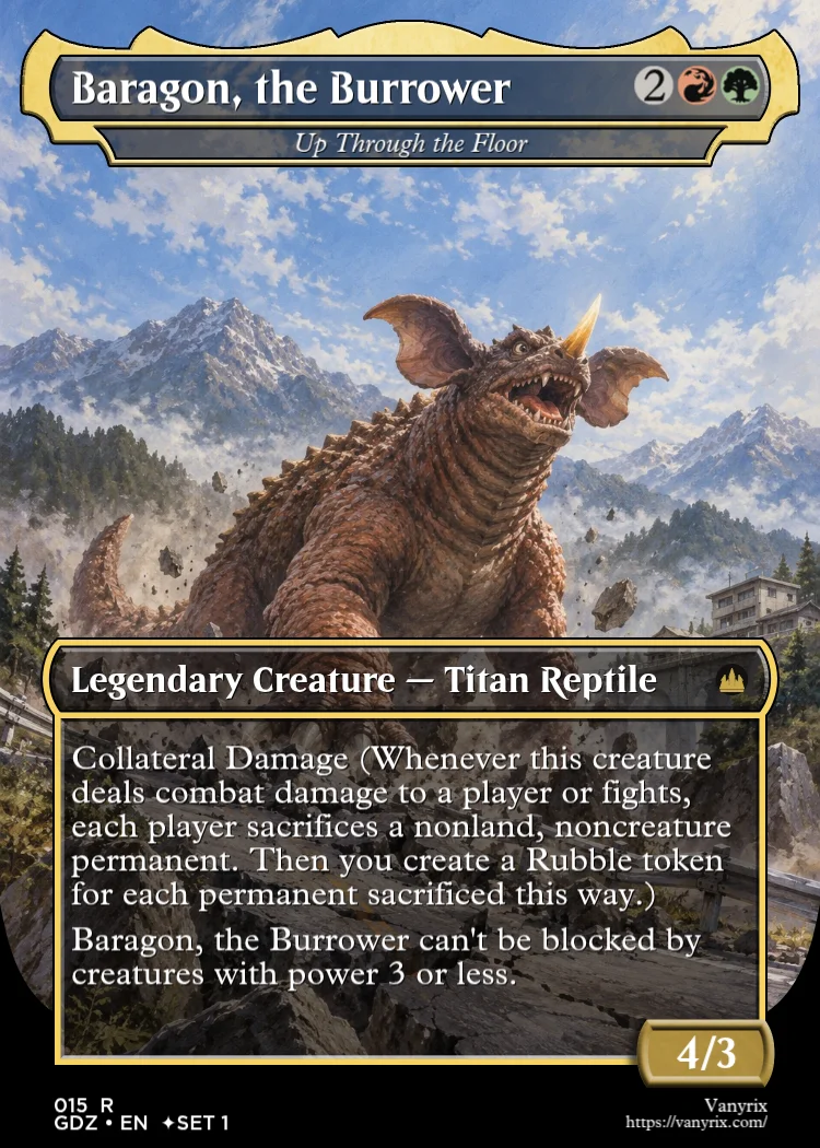 Baragon, the Burrower