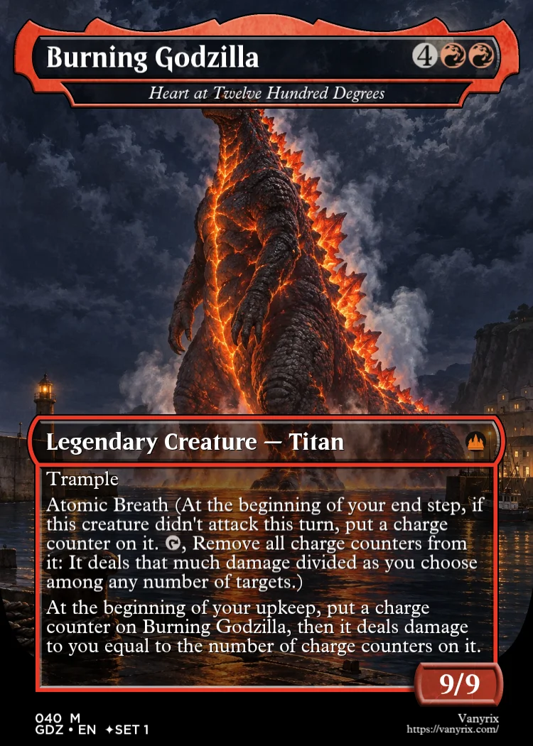 Burning Godzilla