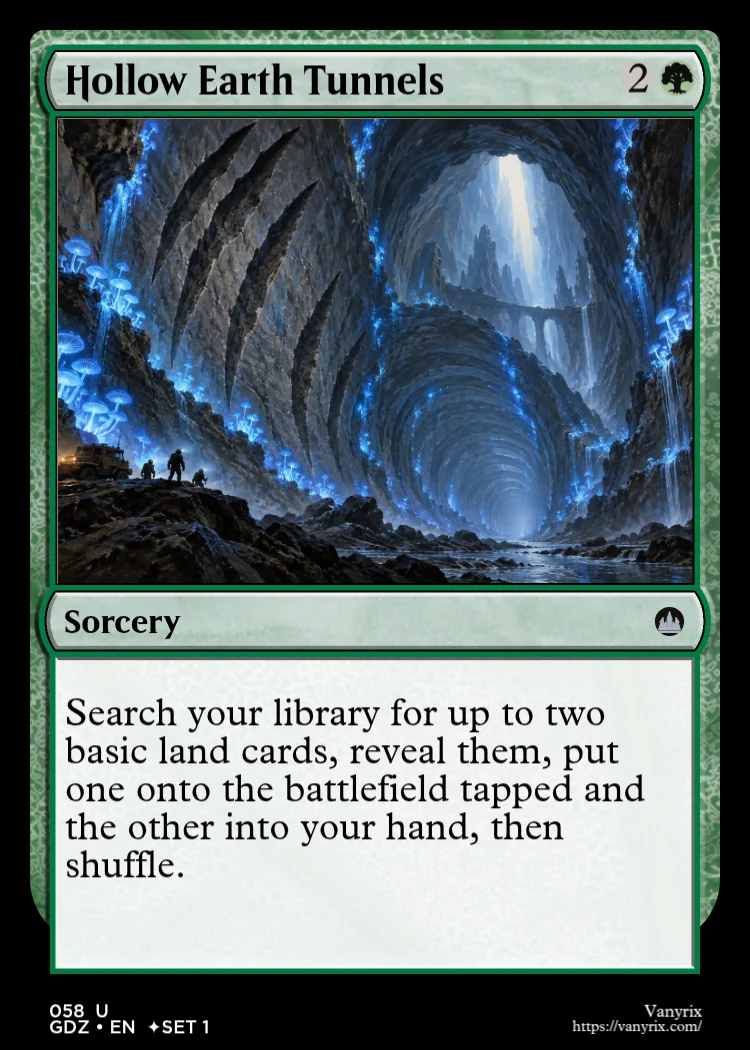 Hollow Earth Tunnels