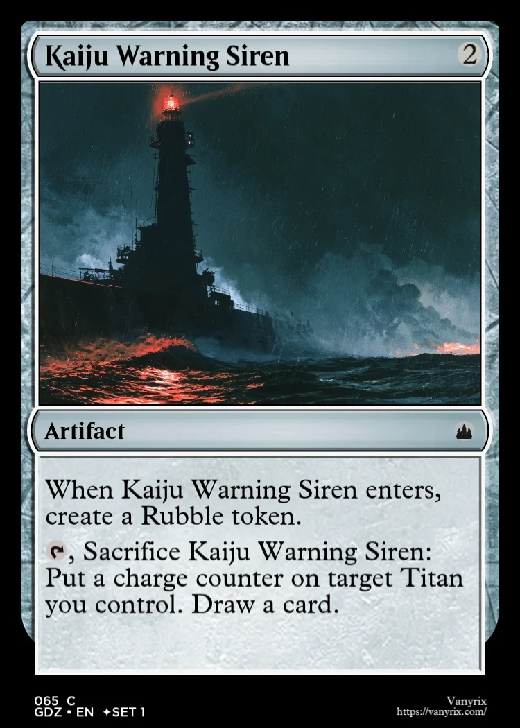 Kaiju Warning Siren