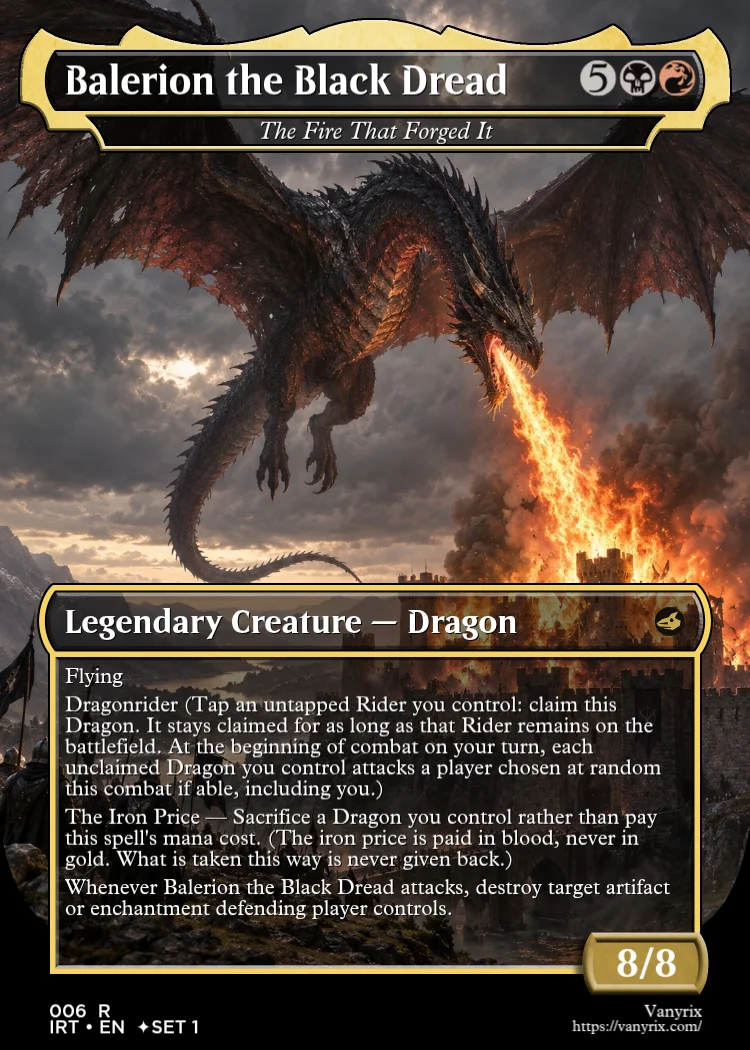Balerion the Black Dread