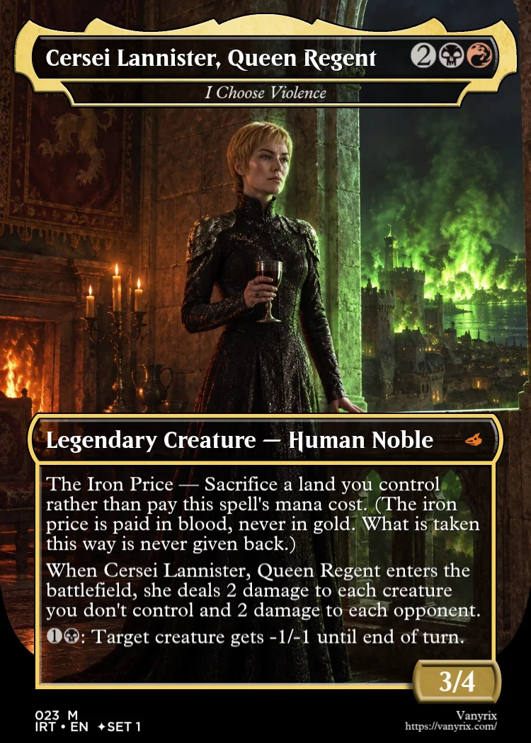 Cersei Lannister, Queen Regent